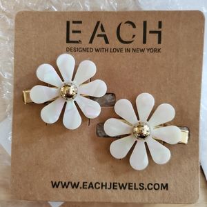 Each Jewels Flower Hair clips